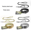 Collari per cani Guinzagli Collare per cani tattico Guinzaglio per animali domestici Accessori per cani di taglia grande Collare staccabile a sgancio rapido Addestramento Forniture per animali domestici personalizzate 230512