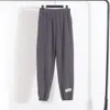 Byxor 100% bomullsspårbyxor för män överdimensionerade avslappnade joggar svettbyxor unisex par kläder solida hög midja baggy sportbyxor