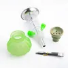 One Hose Plastic clear tube Arabian hookah Shisha Beaker base Bong Smoking Glass Water pipes