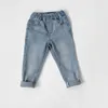 Jeans Deer Jonmi Spring Baby Girls Skinny Jeans Korean Style Kids Casual Elastic Denim Trousers Children Pants 230512