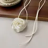 Halsband Vintage Elegante Blume Colliers Halskette 2023 Trend Seil Kragen Für Frauen Mädchen Fashion Floral Chocker Erklärung Schmuck