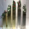 Décoration de fête 6pcs) Acrylique Carré Pilier Colonne Plinthe Piédestal Cylindre Support De Fleur Pour Les Décorations D'événement De Mariage Yudao300
