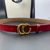 Luxury designer belt woman dress cowboy Vintage belt Gold Letters buckle Cowskin official reproducions Casual belt gift for girlfriend 9 color Width 3.0cm g005