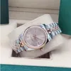 Damer titta på helautomatiska mekaniska klockor 31mm rostfritt stål rem kvinnor armbandsur vattentät designer klockor montre de luxe armbandsur gåva