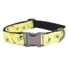 Dog Collars Leashes bee dog collar dog bowtie and leash set for pet dog cat free laser name with telphone number 230512