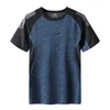 Men's T-Shirts Quick Dry Sport T Shirt Men Short Sleeves Summer Casual Cotton Plus Asian Size M-5XL 6XL 7XL Top Tees GYM Tshirt Clothes 230511