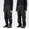 Męskie spodnie Reindee Lusion 22SS Zapiped Pocket Wodoodporne, taktyczne taktyczne Molle System czarny ładunek technologiczny odzież robocza Streetwear Streetwear