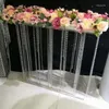 花瓶10pcs）結婚式のイベントテーブルテーブル装飾のセンターピース背の高いクリアアクリルクリスタルフラワースタンドYudao1134