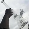 13.4inchs Tall Glass Water Bongs Hookahs Heady Dab Rigs Downstem Perc Beaker Percolator Bong Smoking Water Pipes with 18mm Joint