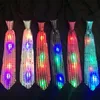 Nekbanden 10 stuks heren boogbladen led led flitsende lichten pailletten jongens stropdas club kerstfeest dames die cadeau 230512