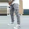 Herrbyxor Autumn Men Cargo Pants Joggar Sweatpants Casual Male Sportswear Hip Hop Harem Pants Slim Fit Trousers 230512