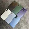 علبة زجاجية غير لامعة من السيليكون لـ iPhone 14 Plus 13 12 11 Pro Max Ag Frosted Glass Prackproof مع فيلم عدسة الكاميرا