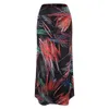 Skirts Line Geometric Printing Bag Hip Fishtail Skirt Long Maxi Sexy Fashion Drop Products Bodycon Womens