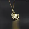 Pendentif Colliers 4 Couleurs Theodorus Spiral - Math Jewelry Geometry Charm