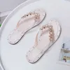 Slippers Shouse Женщина 2023 Slippers Flat Swale Женские пляжные роскошные слайды струны бусинки резиновые шлепанцы сабот дизайнер мягкие летние G230512