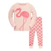 Pyjamas Jumping Meters Automne Printemps Girafe Imprimer Coton Filles Pyjamas 3-8T À Manches Longues Maison Vêtements Toddler Sleepwear Bébé Costumes 230511