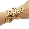 Charm Armets Tiger Spot Shape Trendy Design Plated Gold Color Large Gift Daily Wear 230511