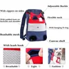 Transportadores Bolsa de cães de estimação carregando mochila transportadora de gato cão dia frontal de viagem para animais para animais pequenos cachorros médios bulldog puppy mochila para perro