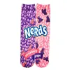 Hommes nouveauté chaussettes unisexe drôle 3D chaussettes imprimé croustilles nourriture fou filles personnalisé longues chaussettes bas pour femme 40 cm