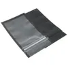Tamanhos variados Matte Clear/Black/Black Zip Bags PE Plástico Pacote Pacote de Zip Pacote