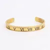 Chain High Quality Jewelry Bracelet 316L Stainless Steel Colorful Roman Numberal Cuff Bangle Men Gift 230511