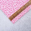 Tabela de mesa 100x150cm yi mi padrão de flores impressão de tecido poliéster cortina saco de impressão e toalha de vestuário de vestuário artes artesanal