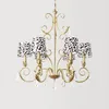 Chandeliers Nordic Lamps Ceiling Gold Contemporary Crystal Chandelier Art Deco Dining Room Lighting