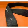 Cinture Versione di alta qualità Bussola Cintura LOGO in metallo da uomo Fibbia liscia Tela intrecciata