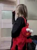 Rucksäcke 45 cm Sesamstraße Plüschtier Rucksack Spielzeug Rot Elmo Blau Gelb Großer Vogel Plüsch Weiche Tasche Schultasche für Kinder Mädchen Geschenk 230512