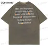 Herr t-shirts hiphop vintage tshirt män flamma sten bokstav tryck punk gotisk tvättad t shirt streetwear 2023 harajuku mode bomull tee topp t230512