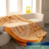 Fashion Double-Sided Thickening Print Fleece Blanket Anti-Static Water Machine Washable Milk Fiber Brand Nap Blanket