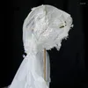 Brautschleier NZUK Hochzeitskappe Vintage handgemachte 3D-Applikationen Schleier für Braut Velos de Novia 2023 Voiles Mariage