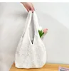 Borse da sera Fiori di pizzo Borsa a tracolla da donna Poliestere sottile Borse da shopping da donna Tinta unita Girs Book Borsa da viaggio femminile casual