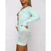 Casual Dresses Women Bodycon Dress Off Shoulder Backless Printed Mesh Stitching Cutout Hollow Tight Vestidos Sexy Clubwear Clothing Summer