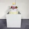 Party Decoration 1pcs/Set) Bröllopstårtabell står moderna fyrkantiga sidobord för händelse Yudao1910