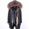 Heren down man winter parka waterdichte lange jas real bont jas mannen parkas natuurlijke wasbeer kraag capuchon beklineerd uitgekleed