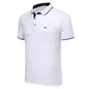Camisas de polo de polos masculinas masculino algodão de verão do tipo de lapela masculina Camiseta casual de meia idade de meia idade Tee respirável macia S-4xl 230512