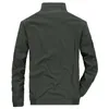 Giacche da uomo YUSHU Spring Quick Dry Bomber Zipper Jacket Uomo Casual Slim Fit Pilot Coat Abbigliamento uomo