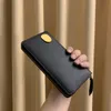 Unisex Designer Wallet Single Pull Small Handbag Handbag Large Capacity Multi Card Leather Clip Money Clip Multifunctional Bag 6035