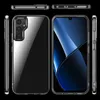 iPhone 14 Pro Max Samsung Galaxy S23 Ultra A24 A54 A34 5G Google Pixel 7a 7 Crystal Hybrid Covers의 클리어 매트 범퍼 전화 케이스