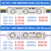 LED-butikslampor 3-ledda modulljus RGB 5050 SMD LED-fönsterljus Super Bright Waterproof Strip Lights för butiksdekor Brevskyltar oemled
