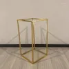 Party Decoration 10pcs)Gold Metal Wedding Flower Vase Stand For Table Centerpiece Yudao1984