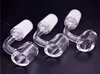 10pcs fêmea macho 10 14 18 mm prego de quartzo 4mm de espessura 45 90 graus 100% Pure Quartz Banger prego Domless Bong Acessórios para tubos de fumo