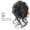 Chignon sintetico Scrunchies disordinati Fascia elastica Capelli Chignon Ricci Updo Parrucchino Fibra ad alta temperatura Capelli finti naturali224cv22k