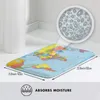 Tapis Menu Tapis Tapis Tapis Antidérapant Tapis de Sol Chambre Carte École Couleur Pays Monde Univers Géographie Contients Continent Mer