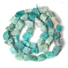 Mindedas Freeform de 7-11mm Amazonite real Amazonite Irregular Irregular Minerals Stones Stones Nugget para jóias feitas à mão