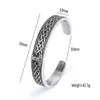 Charmarmbanden Noorse Viking 316L roestvrij staal Thor's Hammer for Men Women Paracord Amulet Runes Bangles Sieraden Geschenken Groothandel 230511