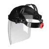 オートバイヘルメット保護キャップ透明シールドアンチUVアンチハーフフェイスヘルメットの家庭溶接を保護するために