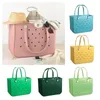 High-Capacity New EVA Bag Hole Large Beach Color Silicone storage Portable Tote Baskets EVA Pet Bags LT0008