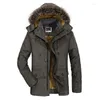 Hommes duvet 6XL hiver Parkas manteau polaire col de fourrure à capuche mâle épaissir chaud décontracté Parka hommes Rand gros mince pardessus G7176